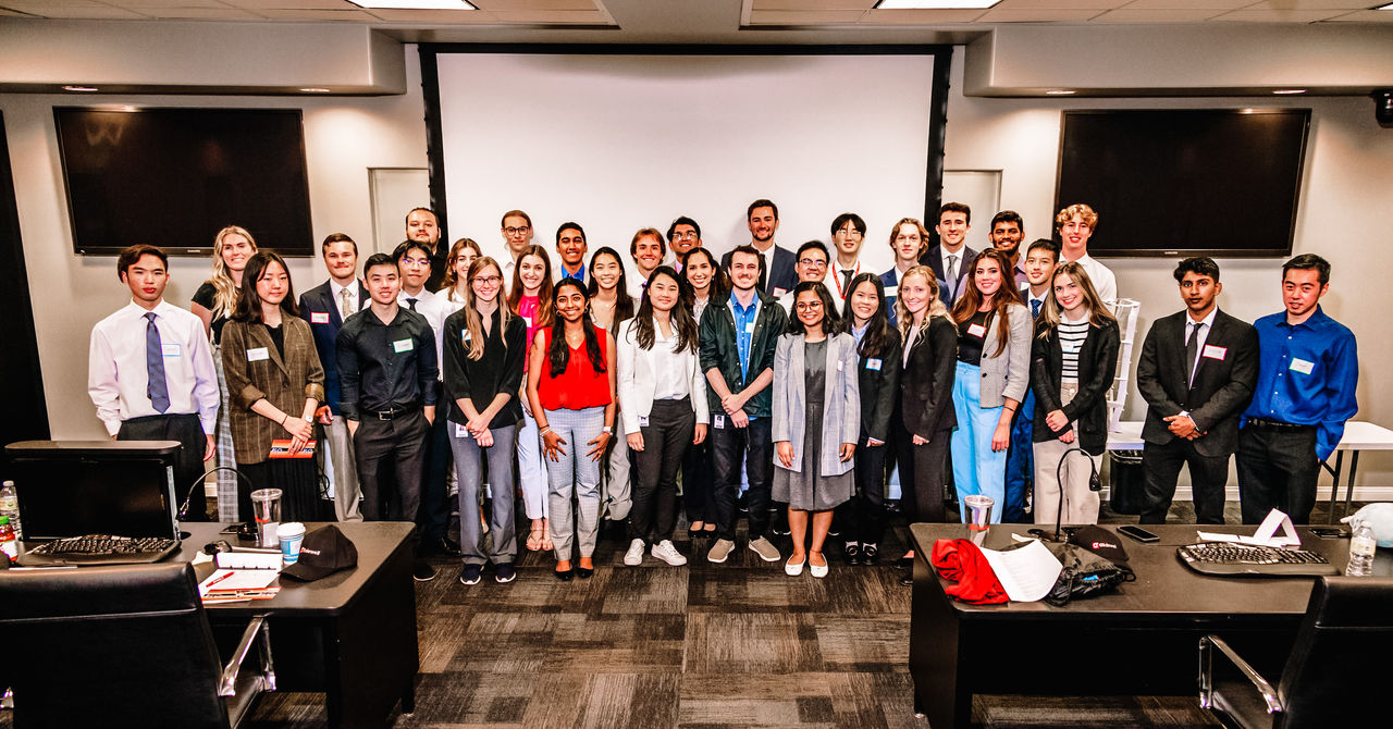 Group photo of interns