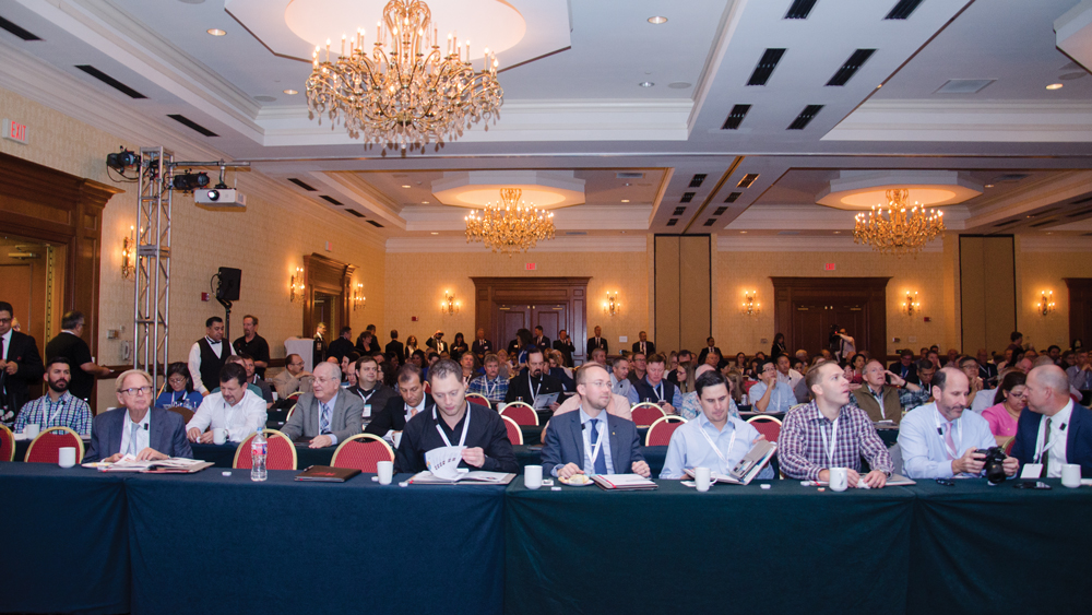 Attendees in the Dallas Marriott Las Colinas ballroom