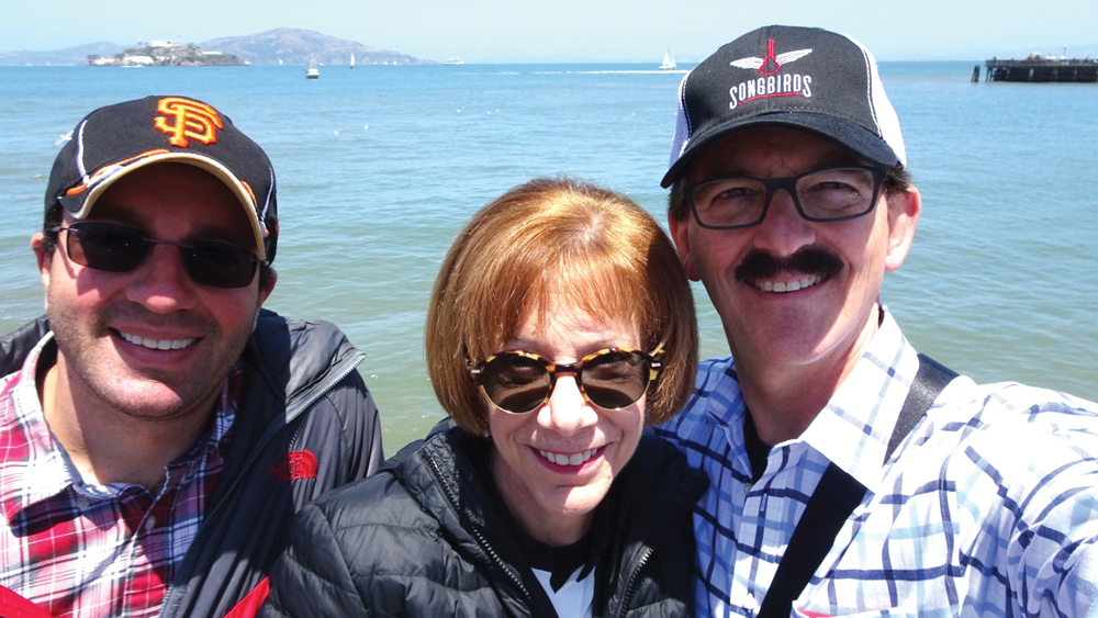 Dr. David Hochberg with his family