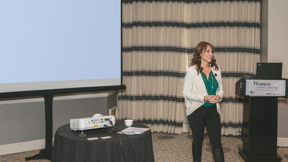 Stephenie Goddard presenting 