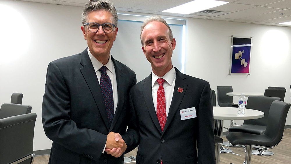 Dr. Neil Park, left, and Andy Klein, right