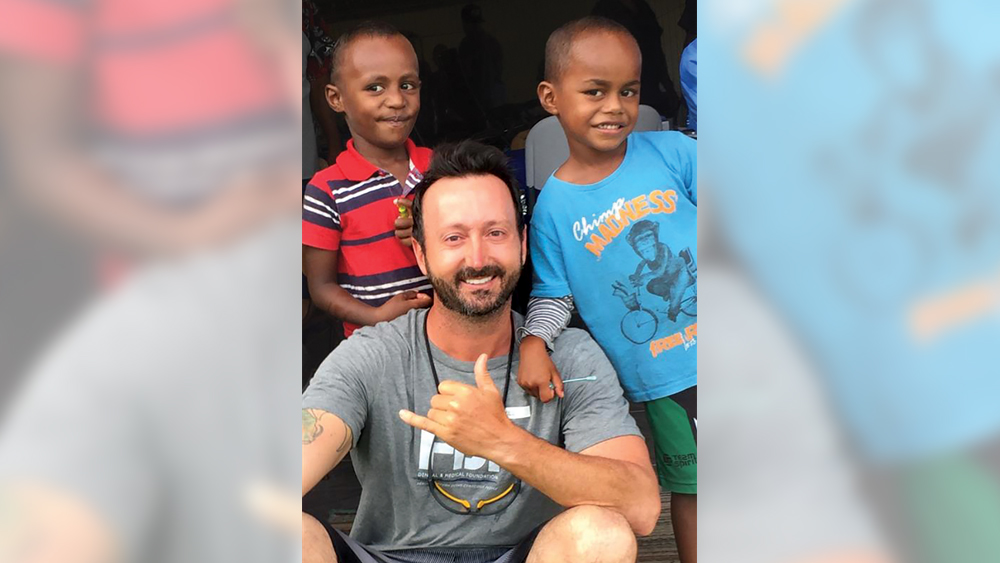 Will Schmidt enjoys spending quality time with the citizens of the area