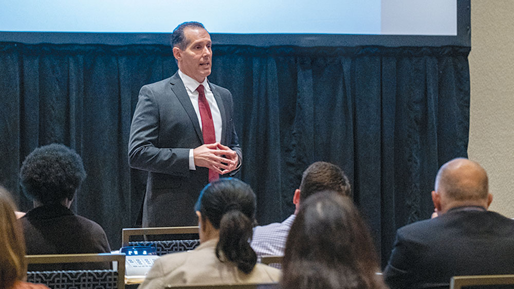 Dr. Christopher Pescatore teaching