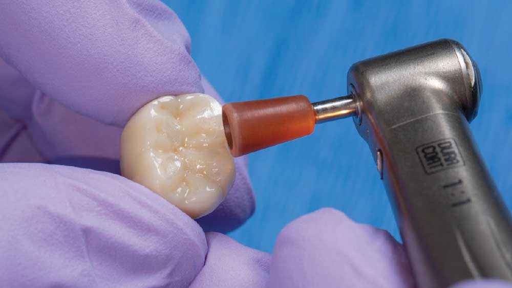 Brown cup for glossiness