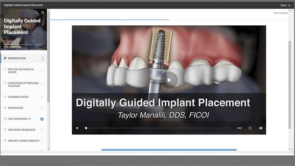 Glidewell’s new education site dashboard