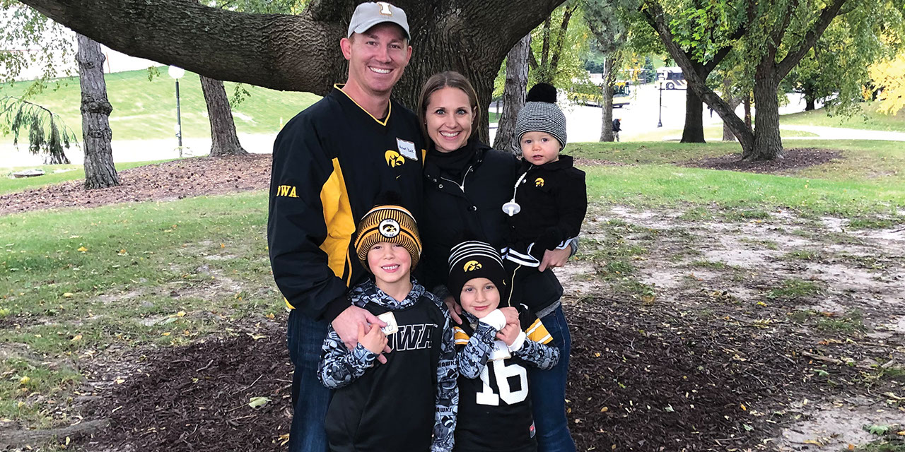 Dr. Michael Buck, his wife and 3 children