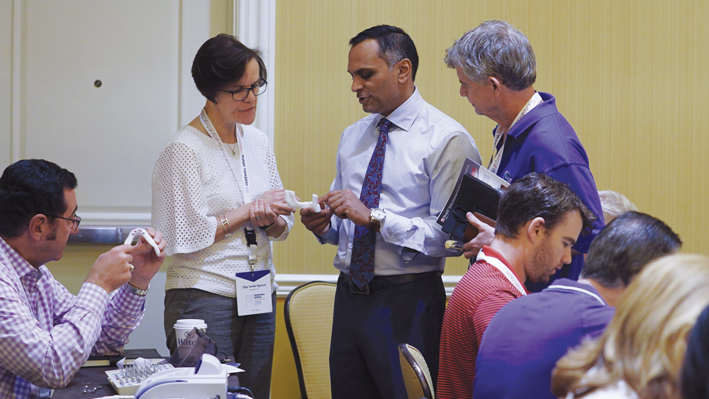 Dr. Paresh Patel explained the clinical considerations, treatment protocols and advantages of full-arch implant solutions