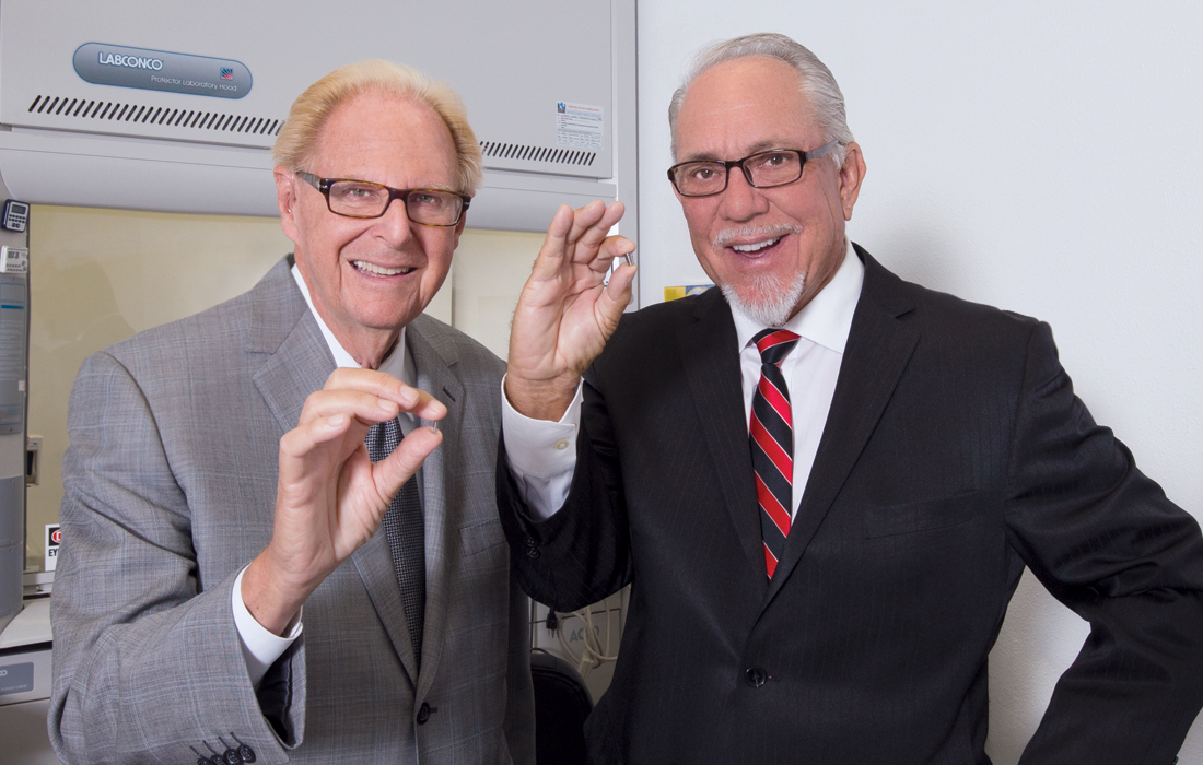 Dr. Hahn and Glidewell President and CEO Jim Glidewell