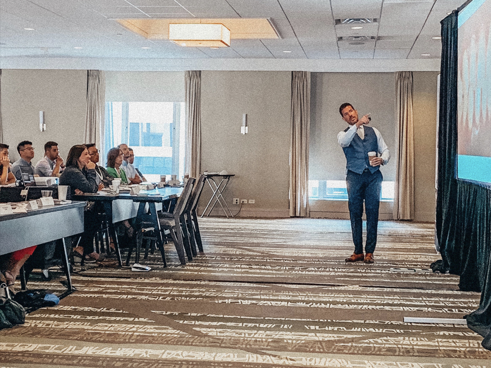 Dr. Nosti at the Misch International Implant Institute