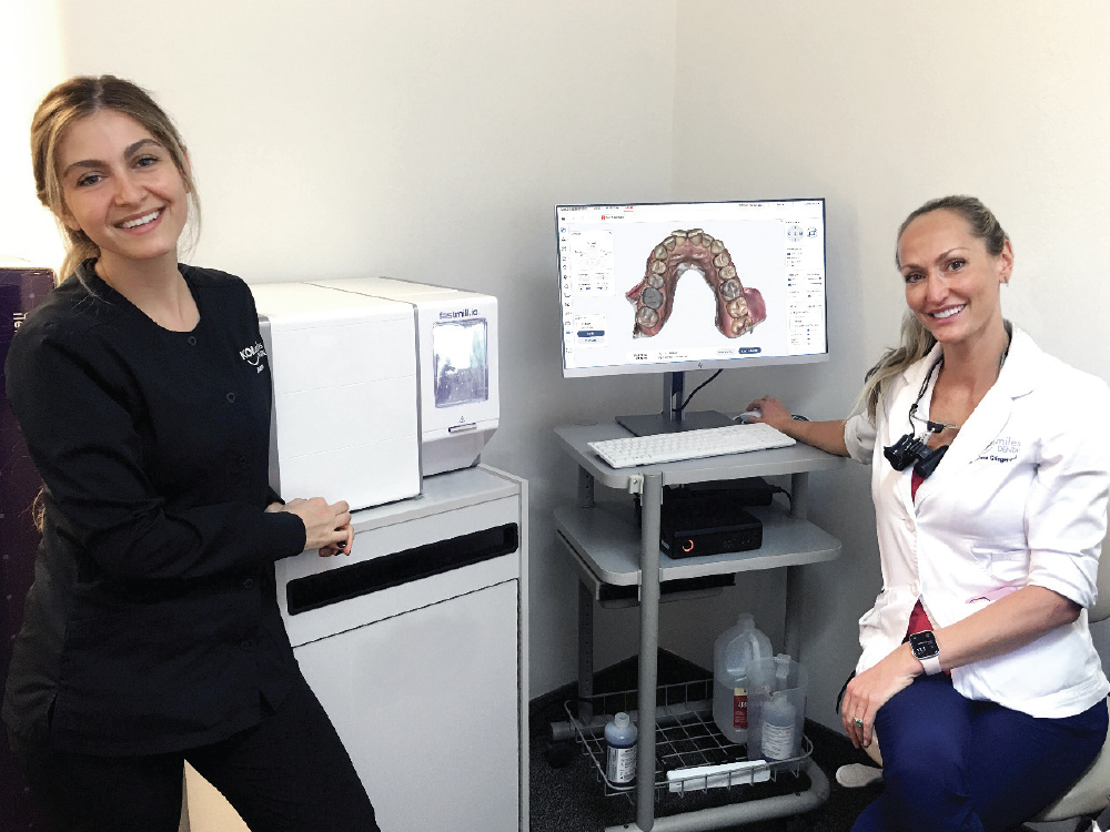 Dr. Korinne Grieger and her team with the glidewe..io In-Office Solution