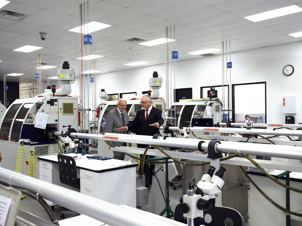 Dr. Jack Hahn and Jim Glidewell