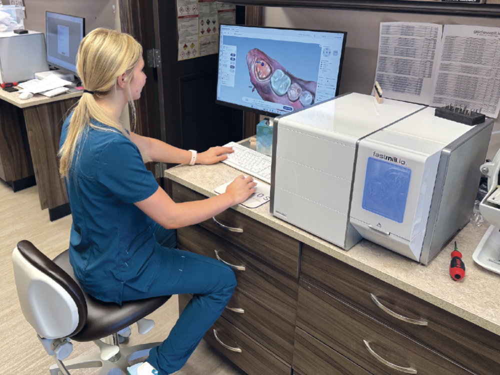 Dr. Ronco team member milling