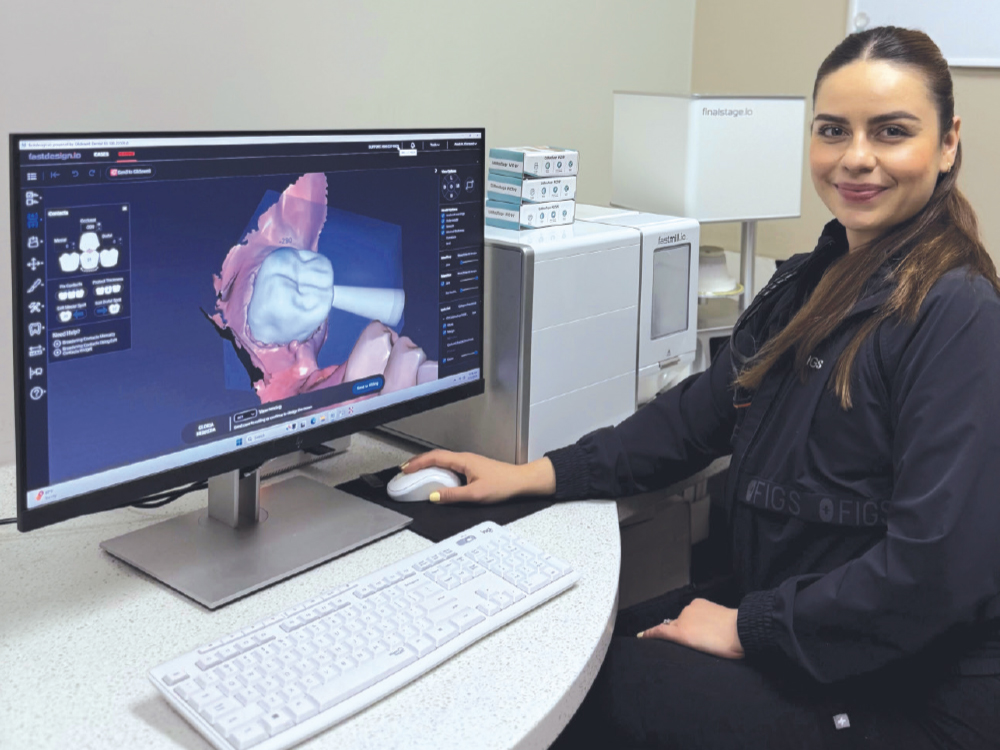 staff members like lab technician Kassandra Coronel