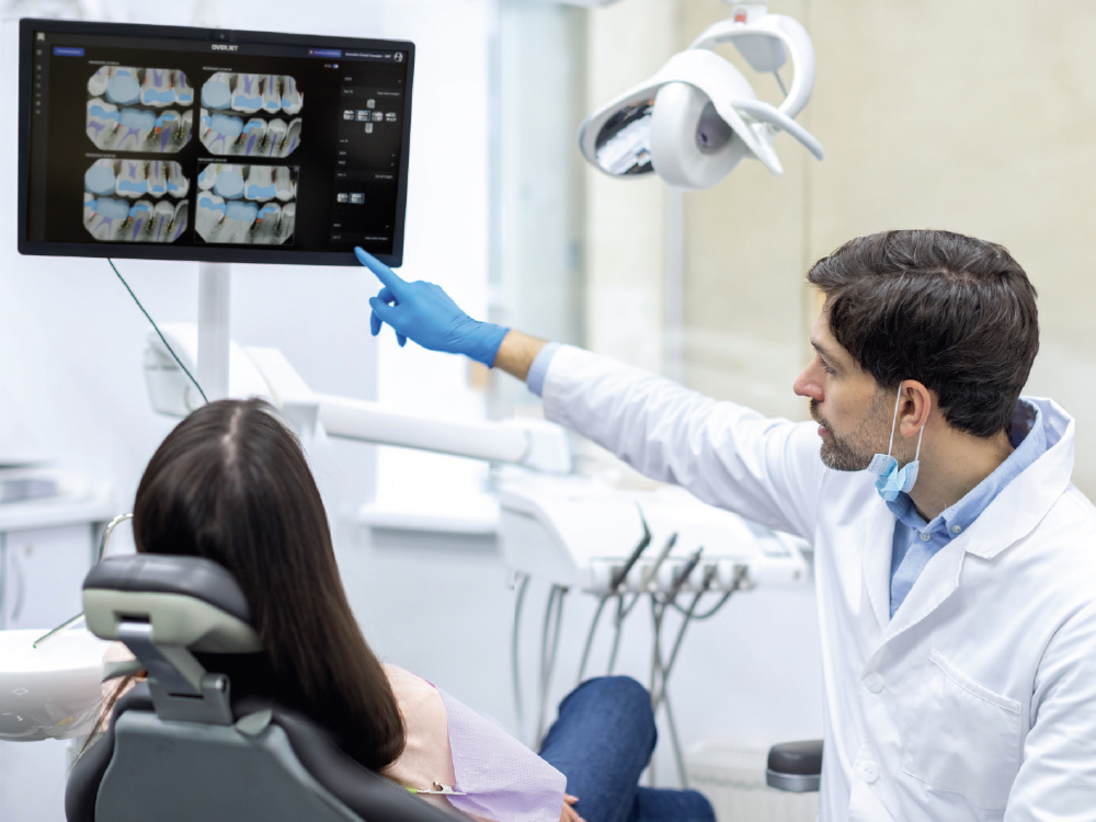Dentist uses AI software for diagnosis