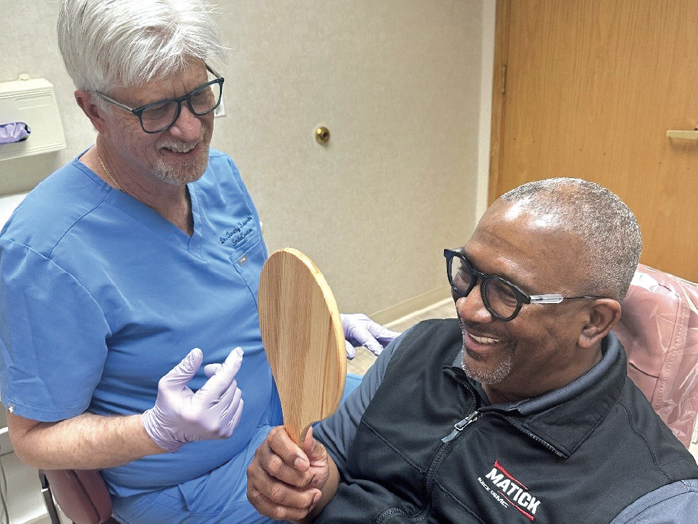 The patient was thrilled with the final result.