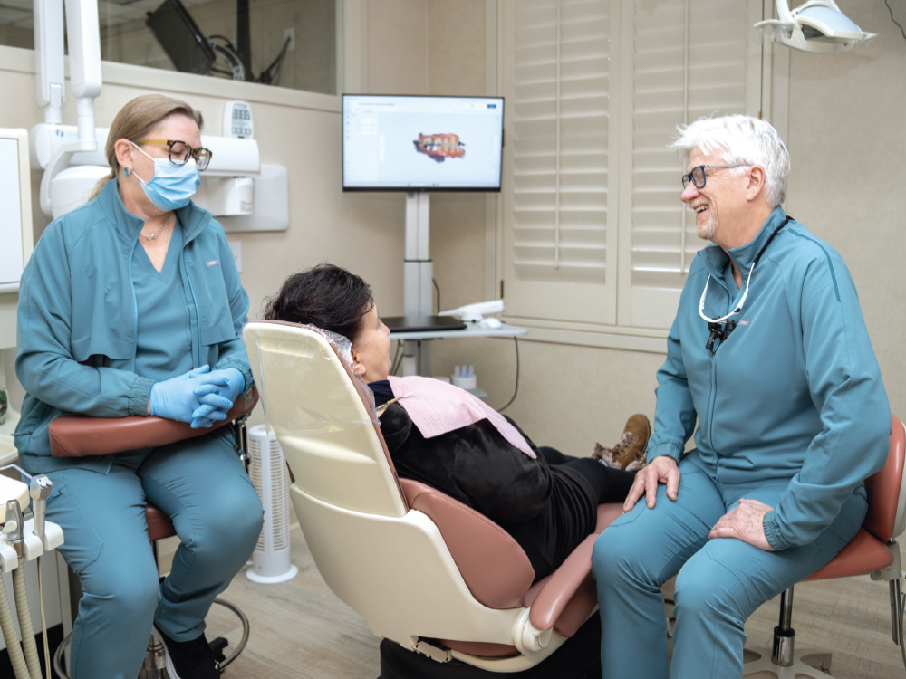 Dr. Kosinski credits his staff members for his continued success.