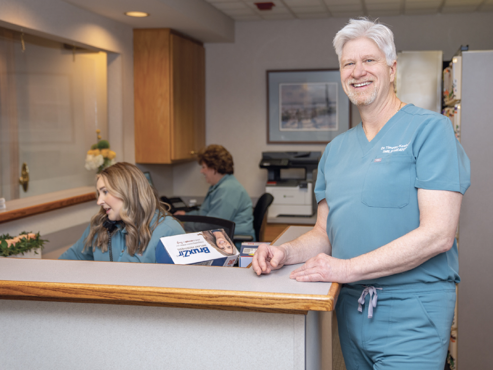 At Dr. Kosinski’s practice, every patient can expect to be greeted with a smile.