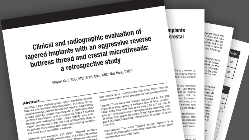 2-Year Glidewell HT Implant Study